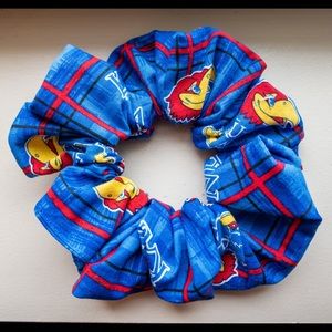 KU JayHawks Jumbo Scrunchie
